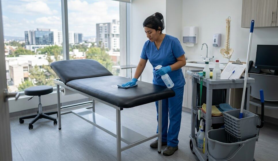 Auxiliar de Limpieza de Clínica